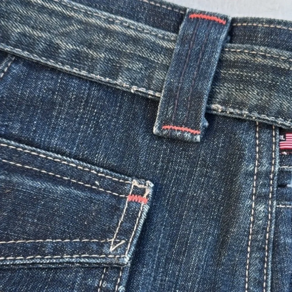 Denim Mini Skirt by Ralph Lauren with Patch - Picture 4 of 4